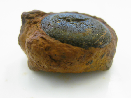 detail of left side of object