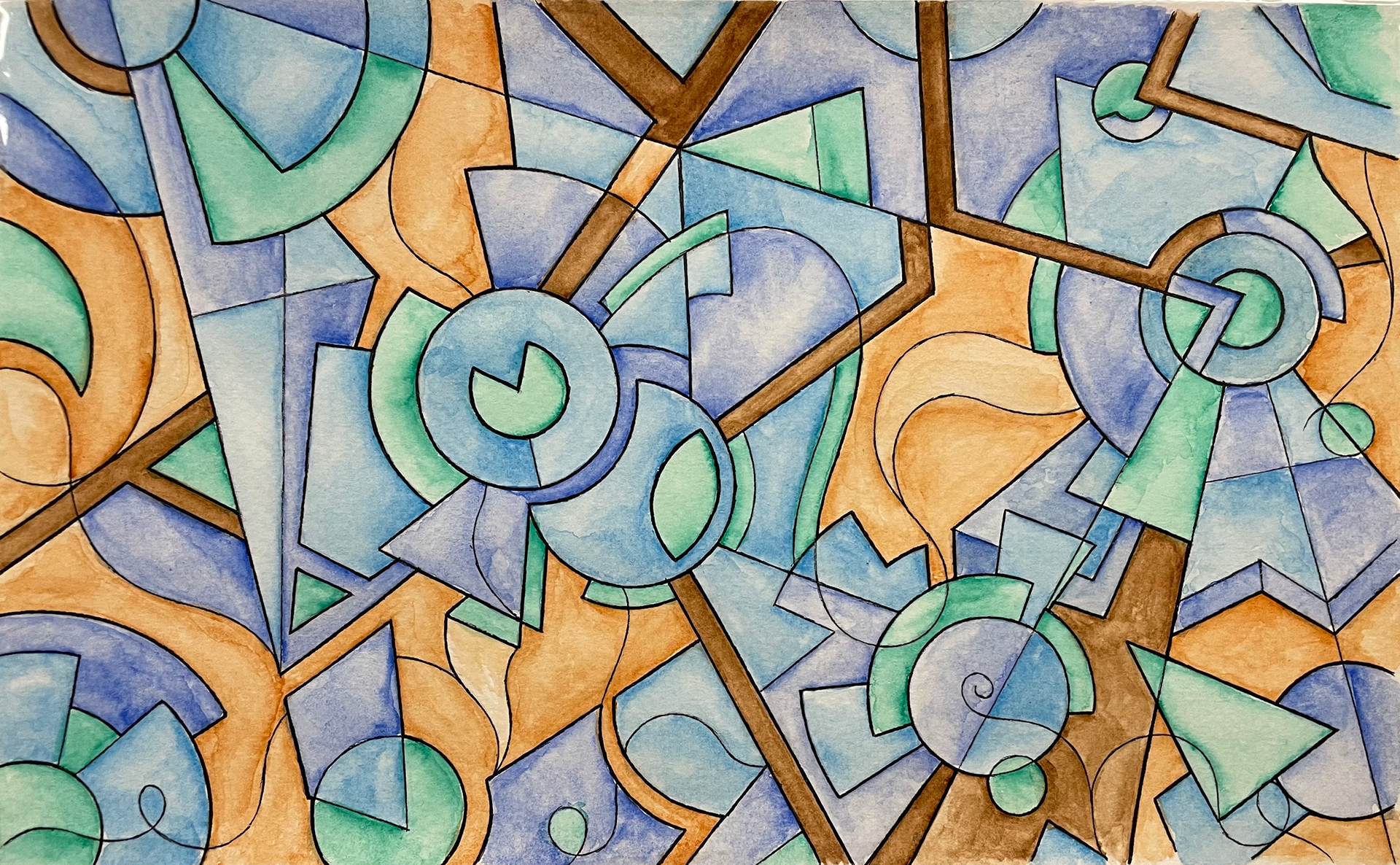 (Age 24) Small Watercolor 