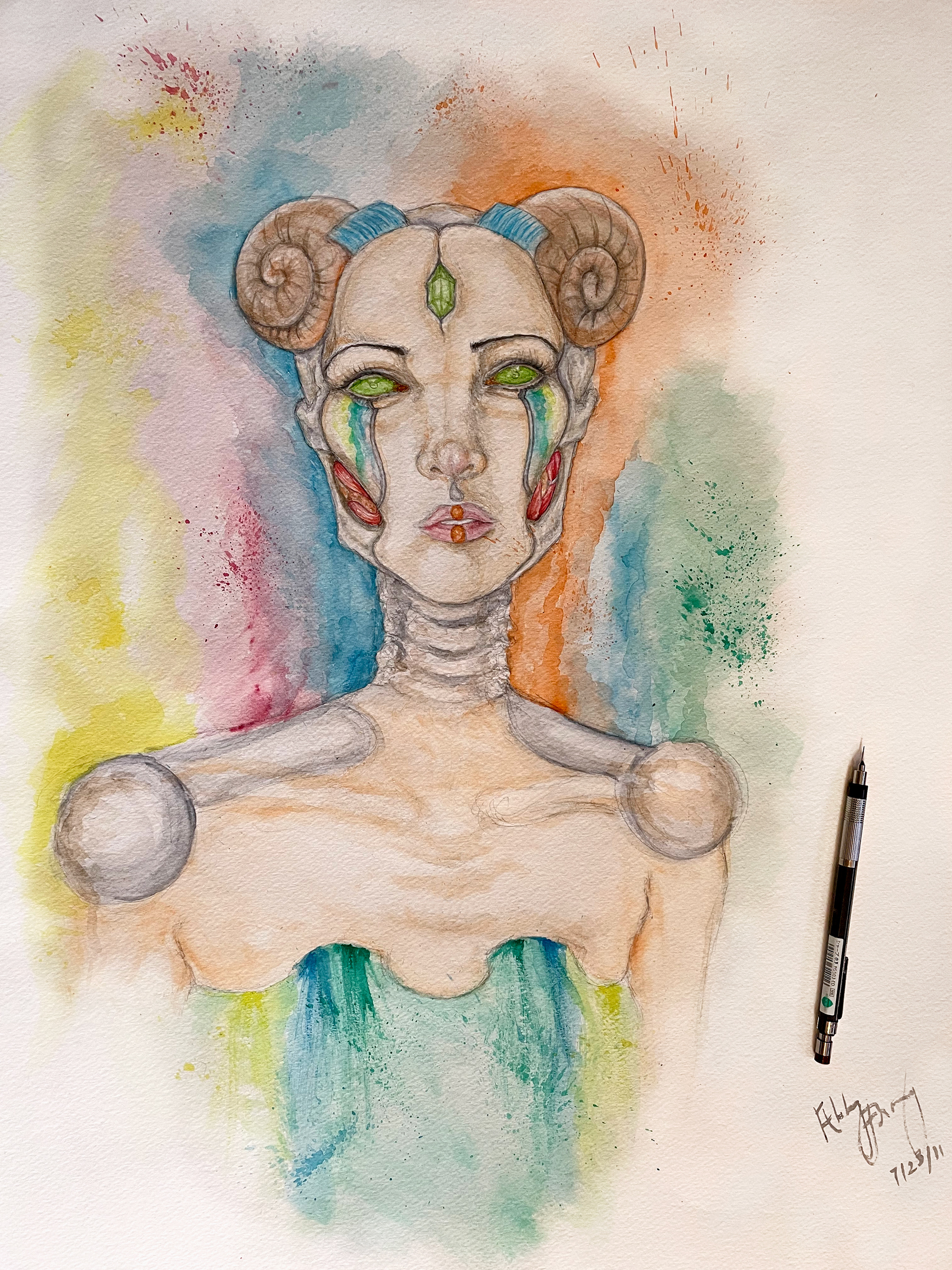 (Age 14) First Time Watercolor