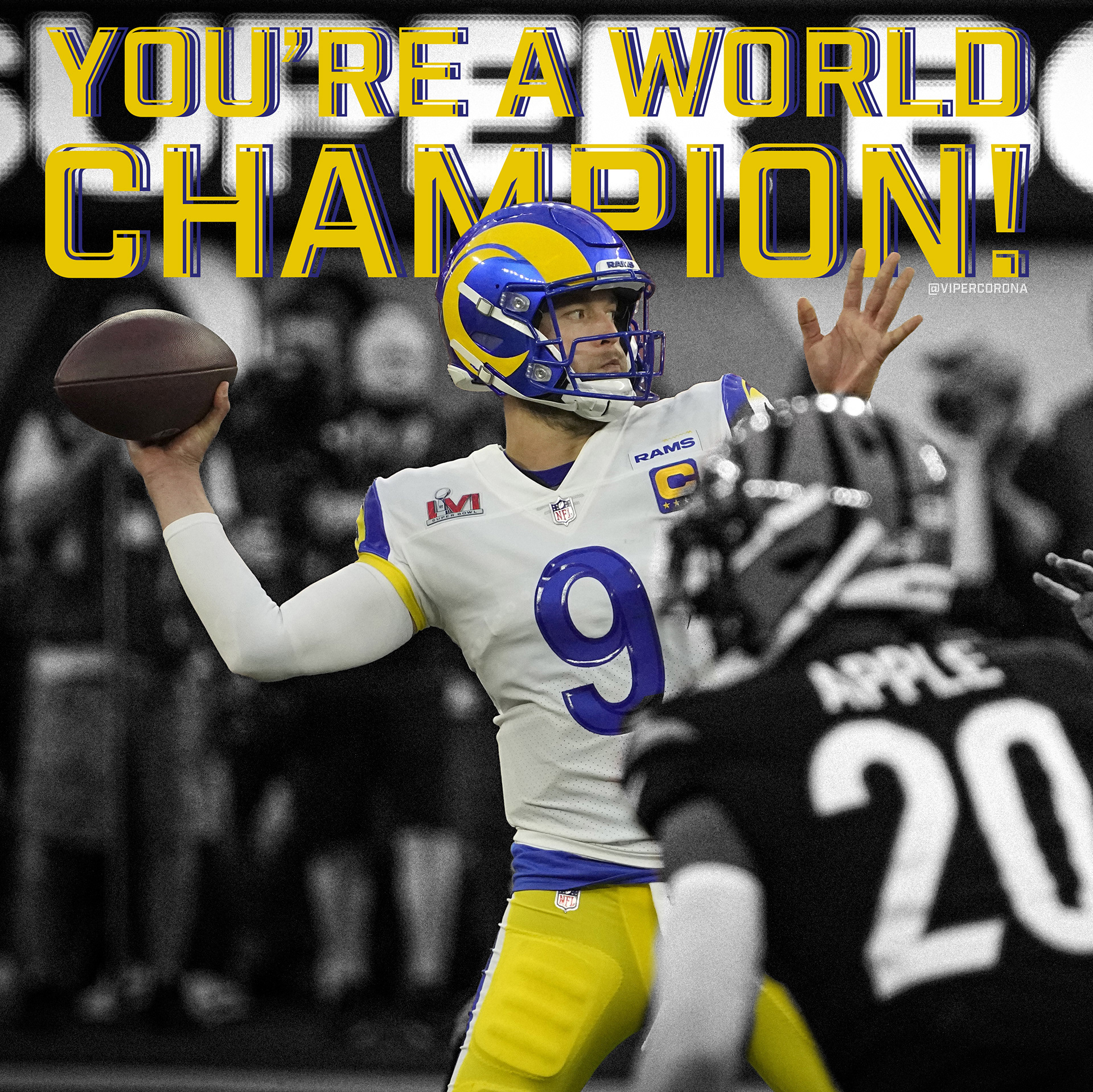 LOS ANGELES RAMS SUPERBOWL LVI GAME