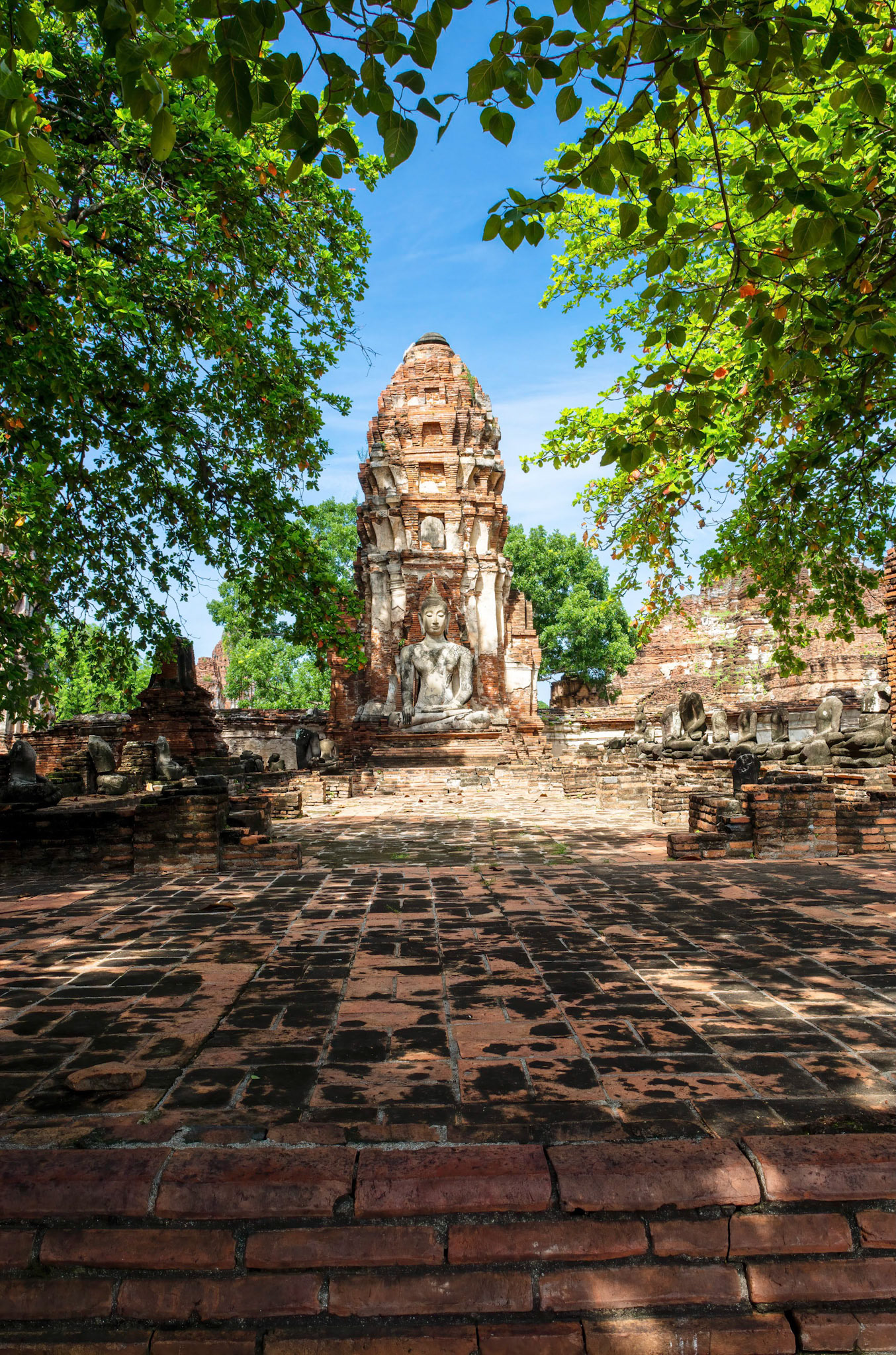 Wat Maha That, built in 1374 and destroyed by the Burmese in 1767.