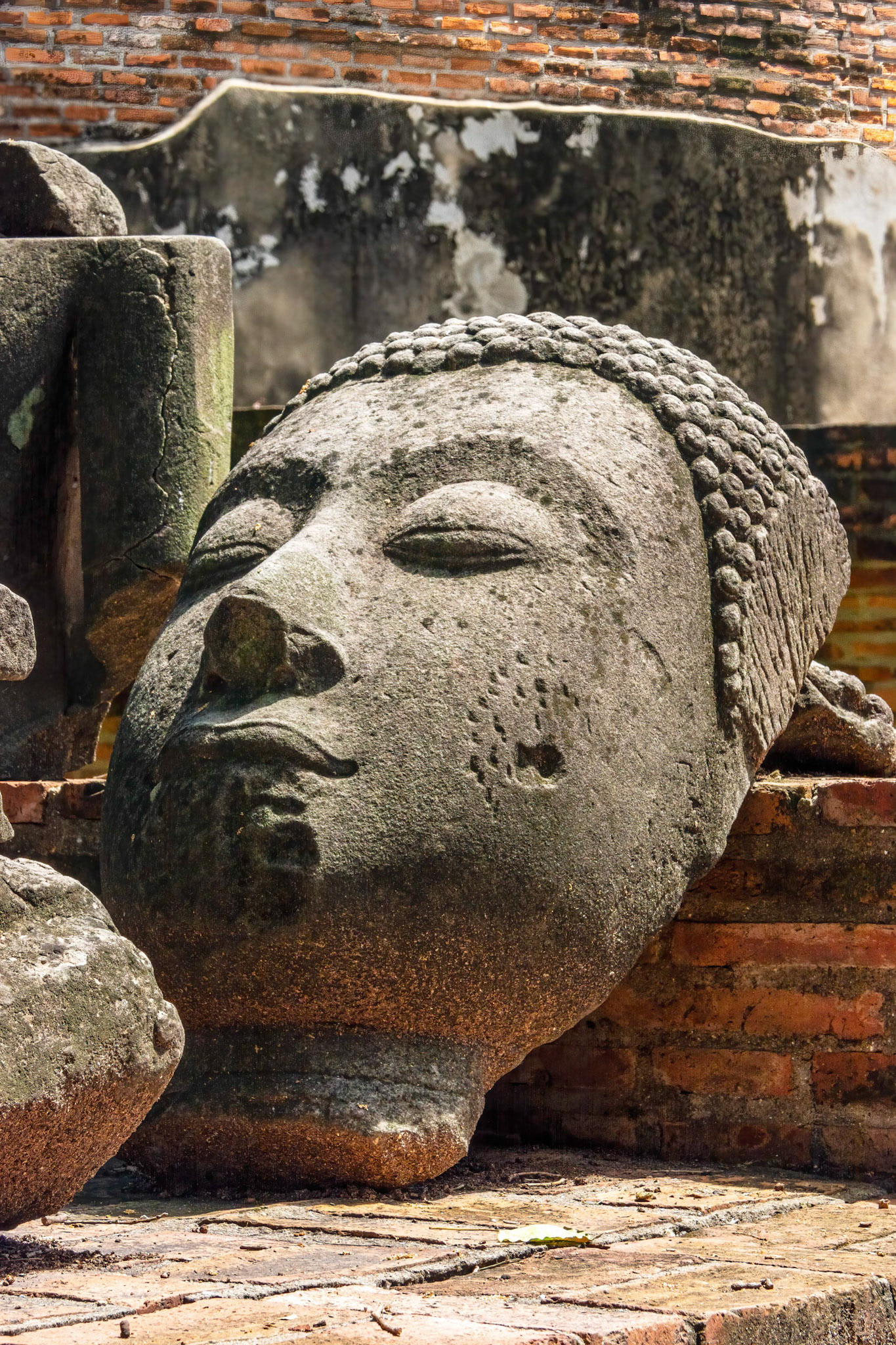 Wat Maha That, built in 1374 and destroyed by the Burmese in 1767.