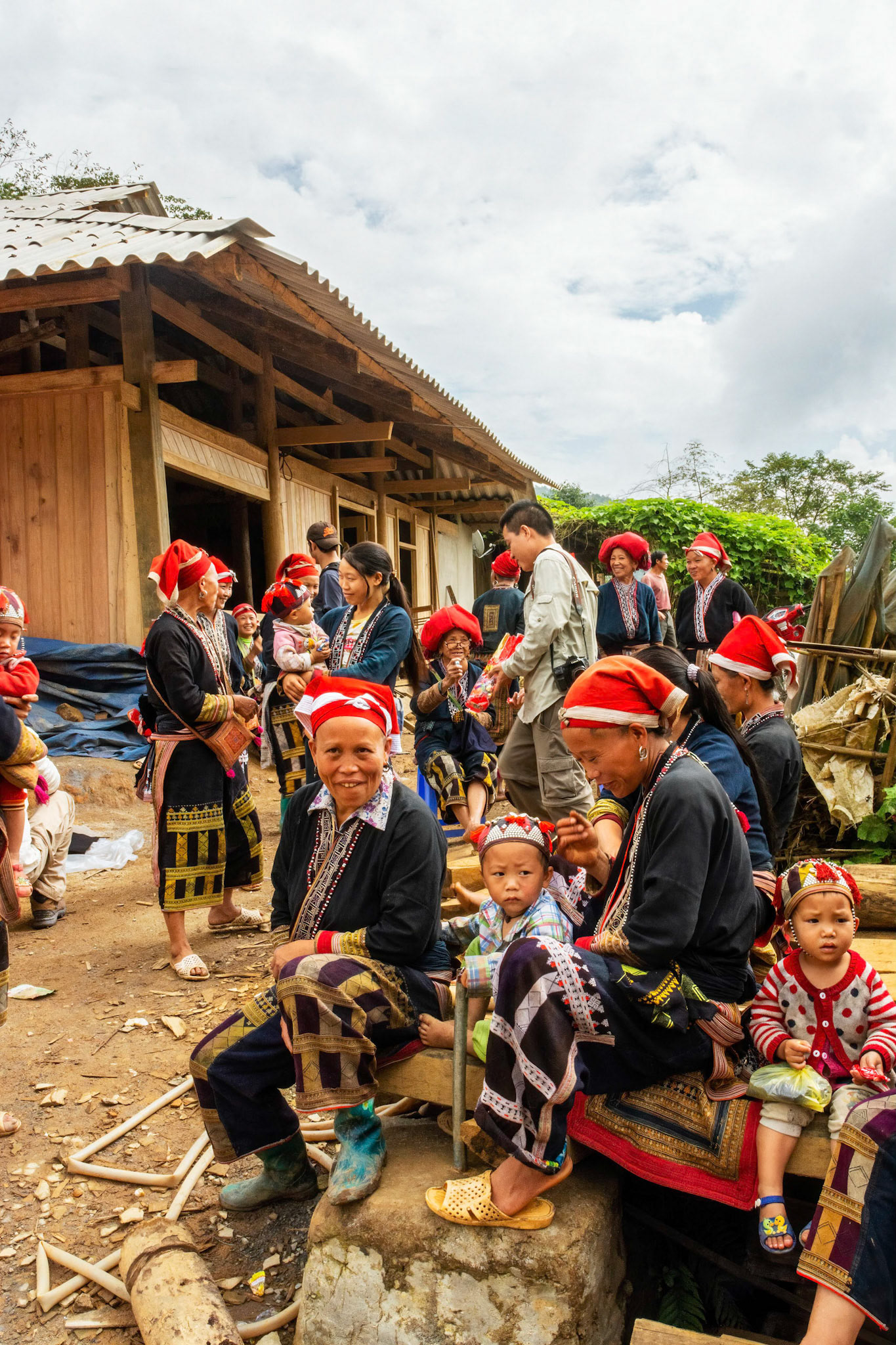 Red Dao village