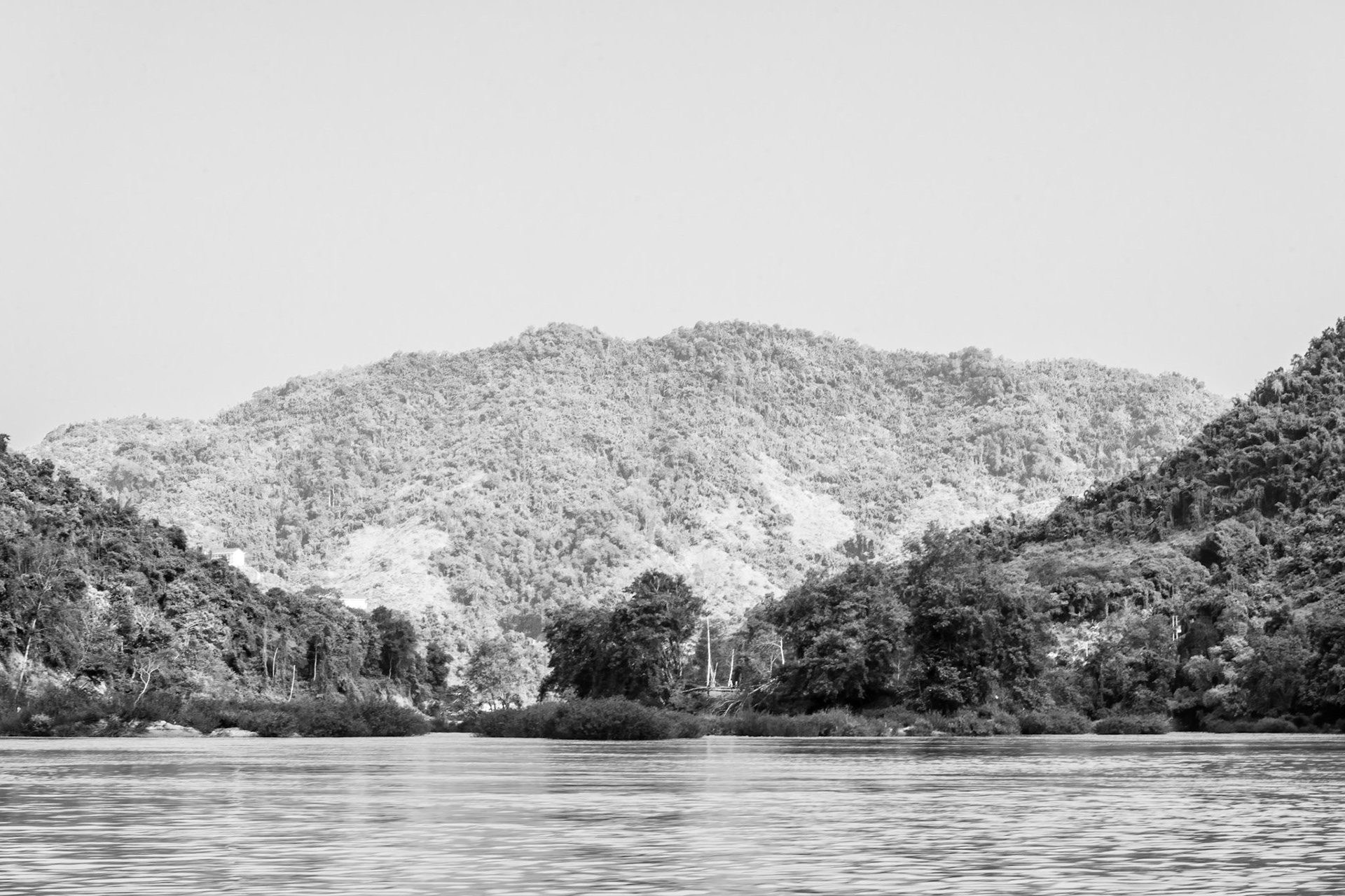 Dam under construction, Muang Ngoi to Muang Khua