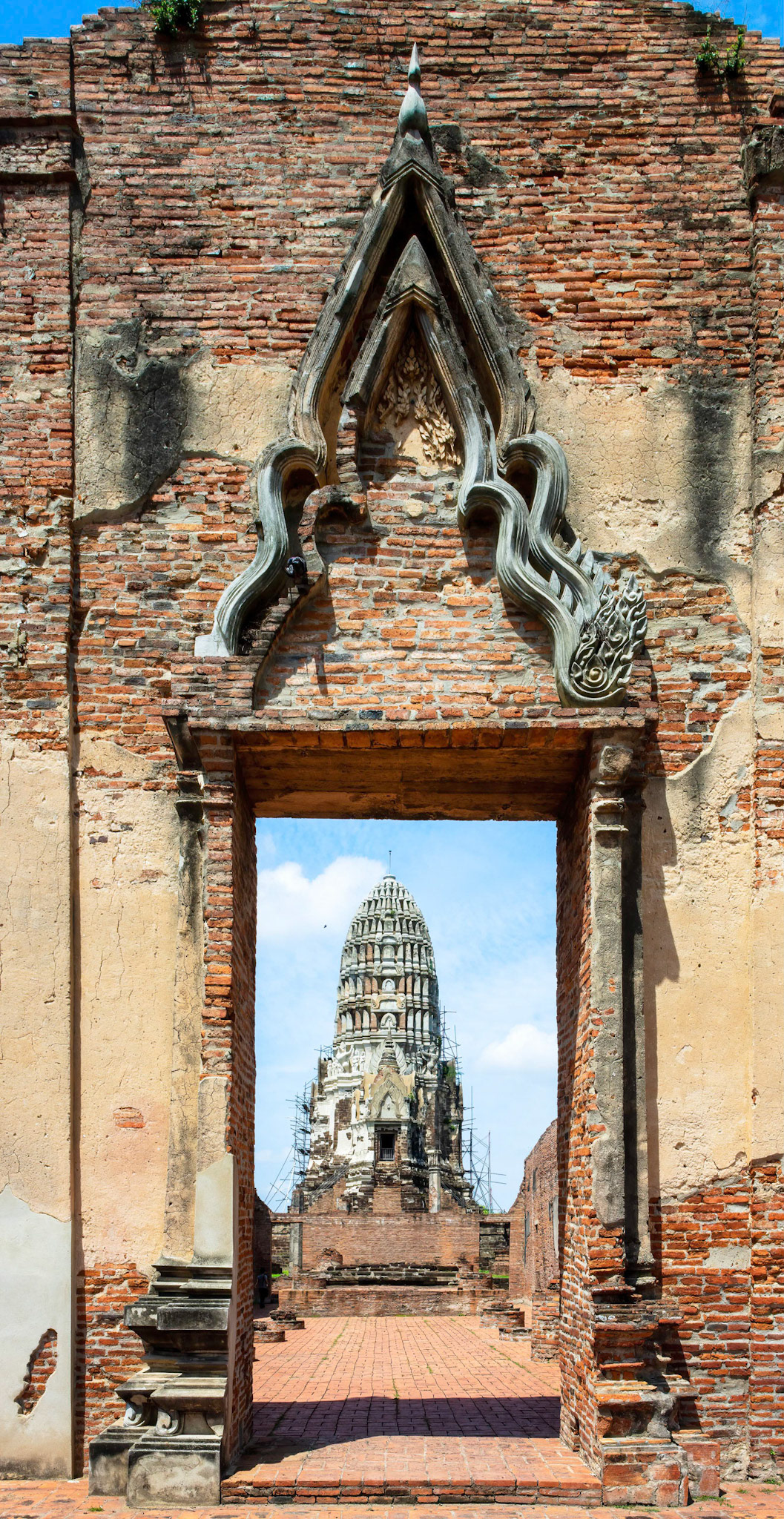 Wat Maha That, built in 1374 and destroyed by the Burmese in 1767.