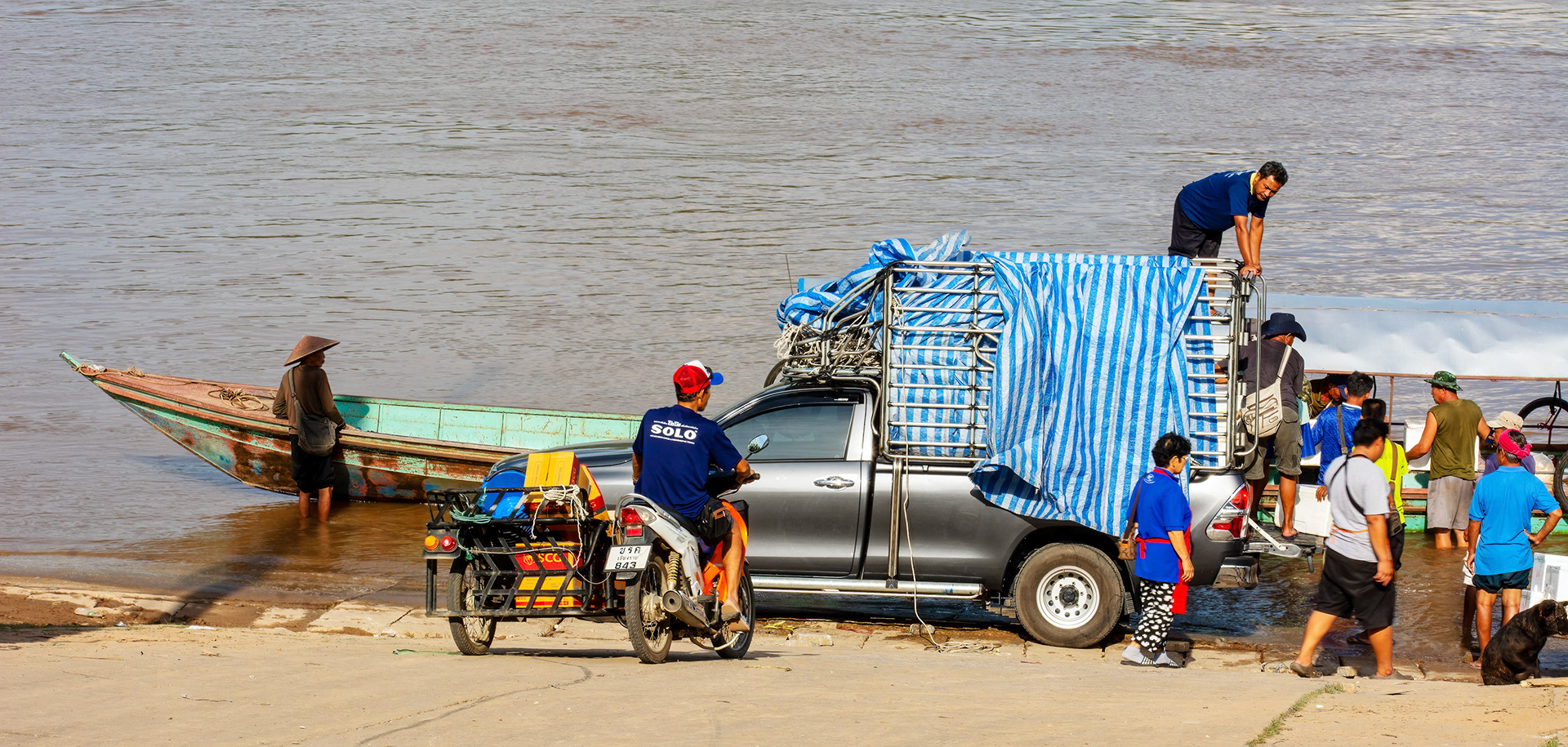 Mekong River, Chiang Khong - เชียงของ, Thailand