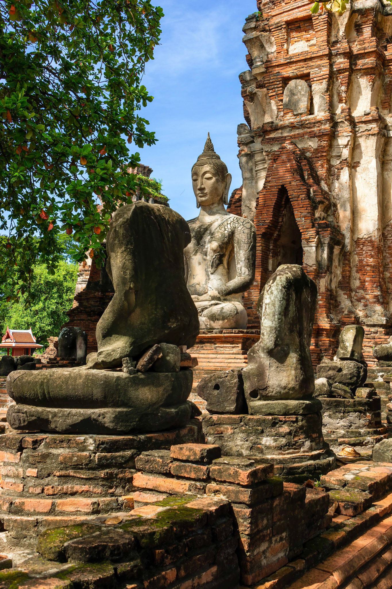 Wat Maha That, built in 1374 and destroyed by the Burmese in 1767.