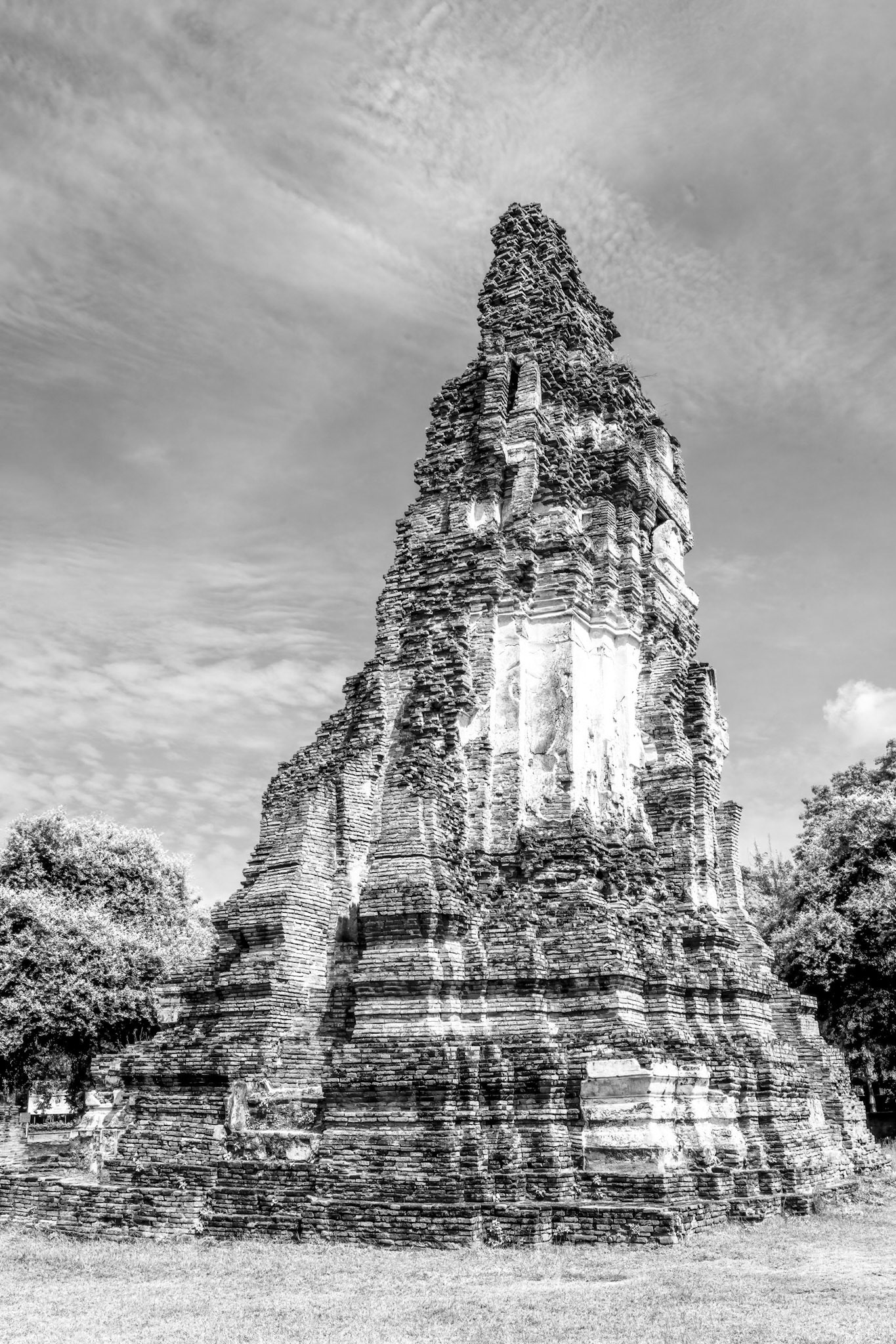 Wat Maha That, built in 1374 and destroyed by the Burmese in 1767.