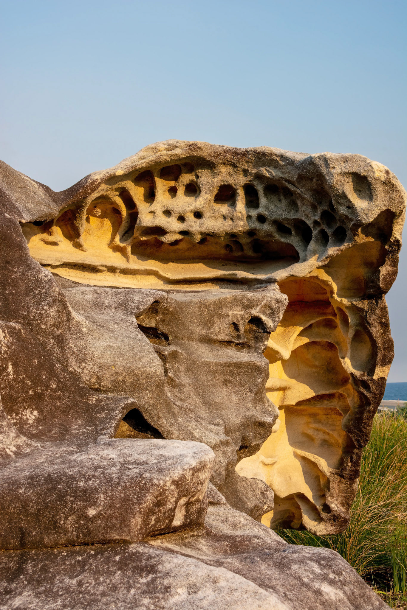 wind weathered rock