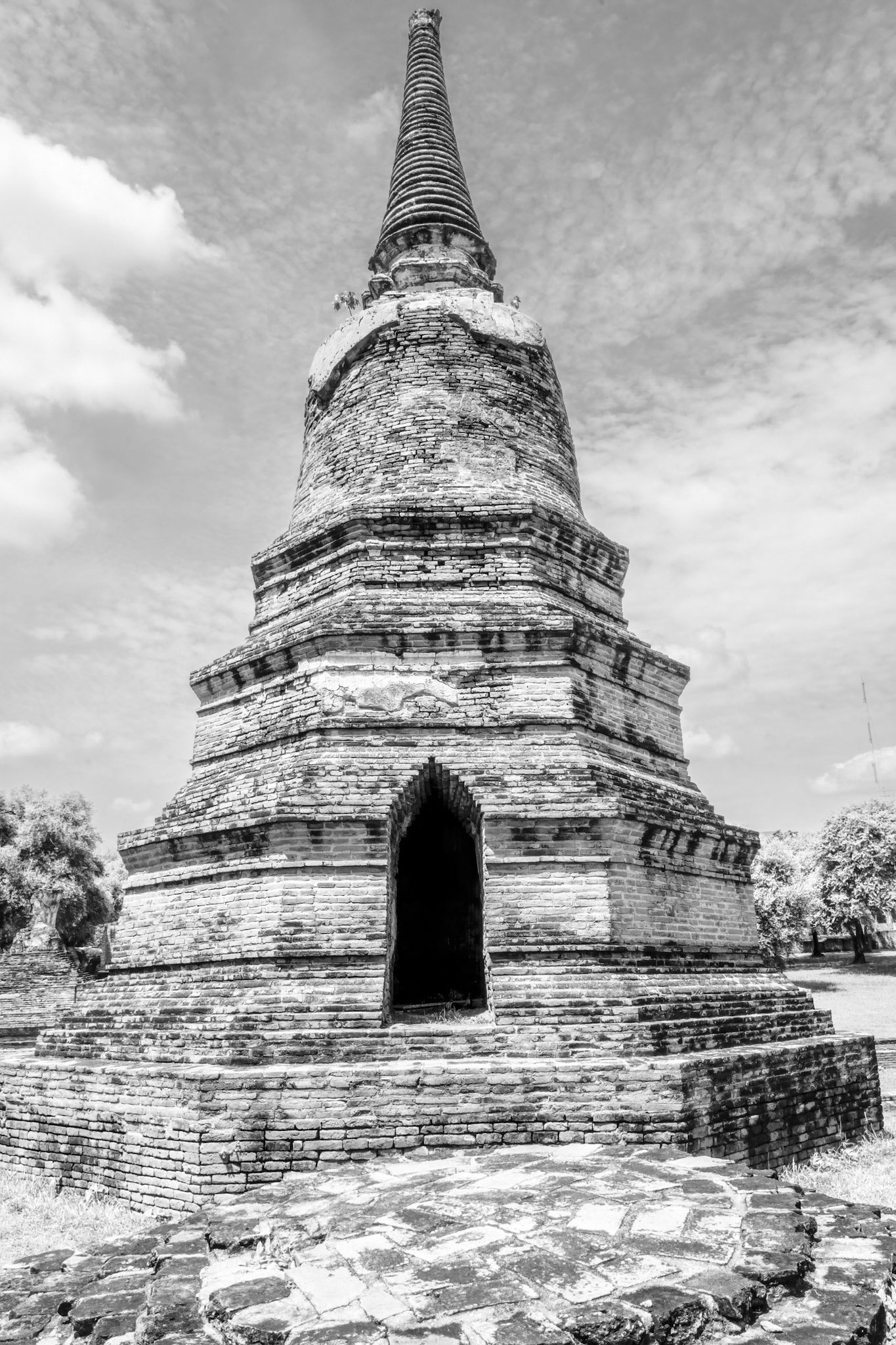 Wat Maha That, built in 1374 and destroyed by the Burmese in 1767.