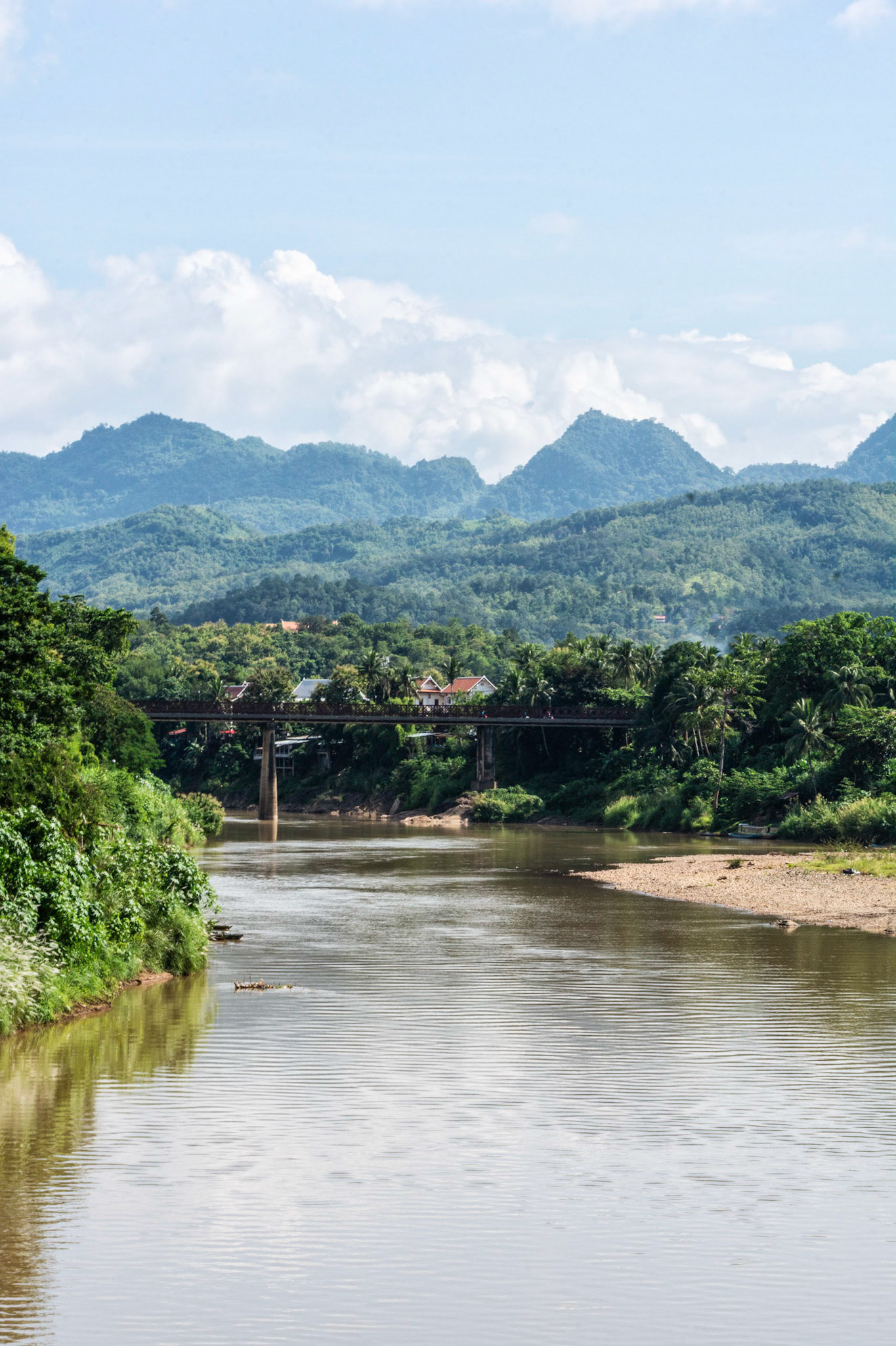 Looking south down the Nam Khan