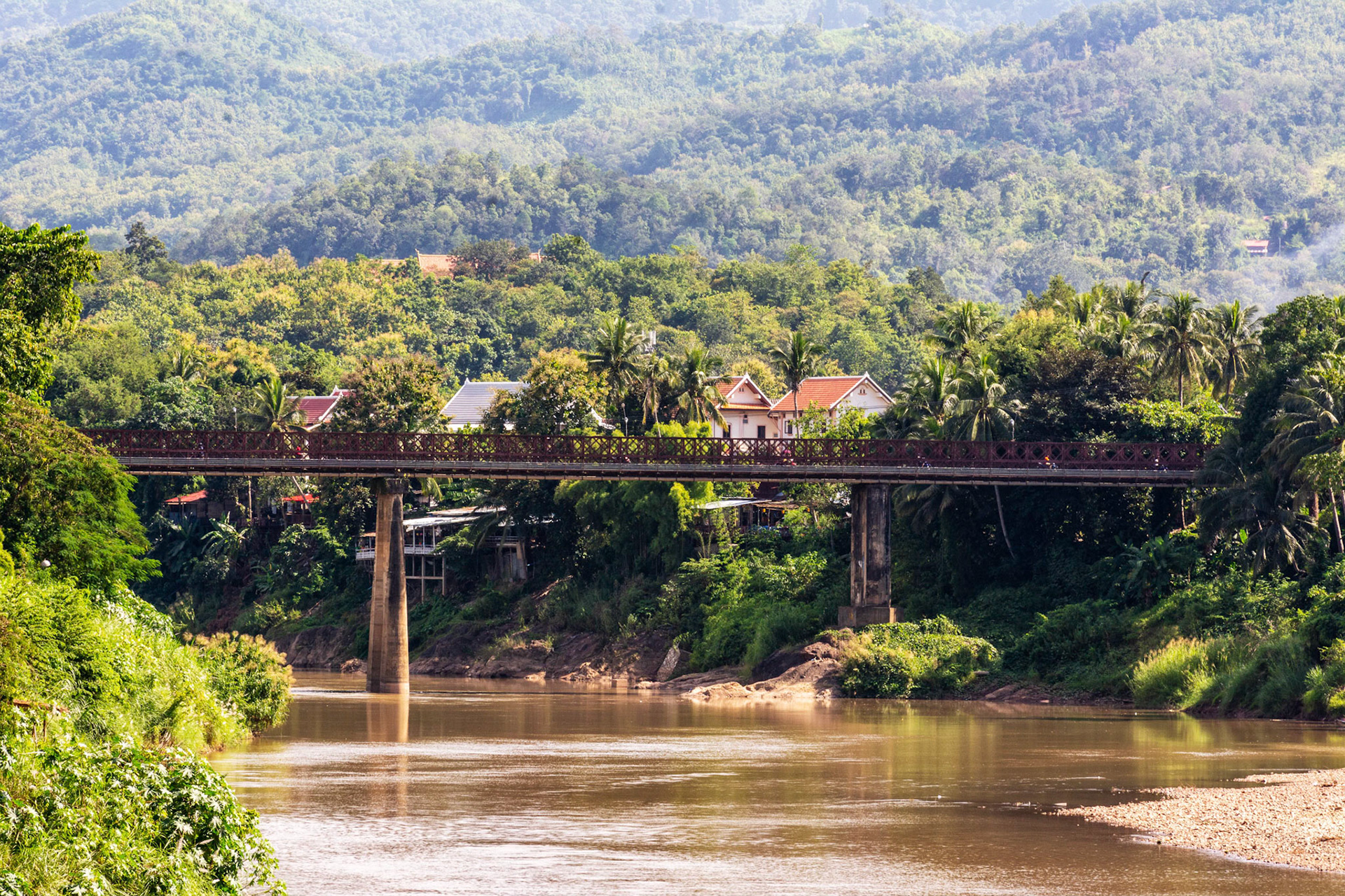 Old French Bridge across the Nam Khan