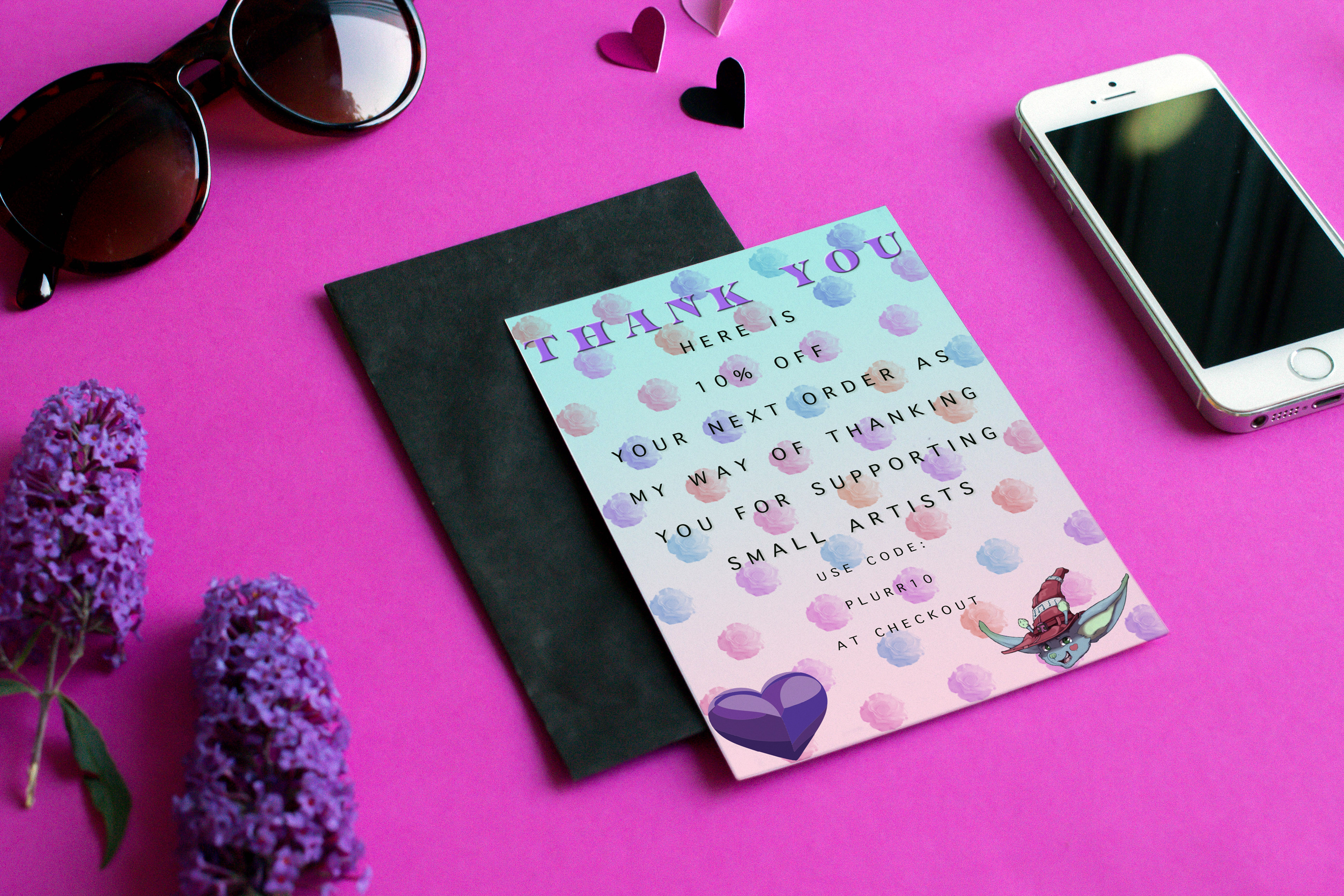 Magic Fox Thank You Mockup