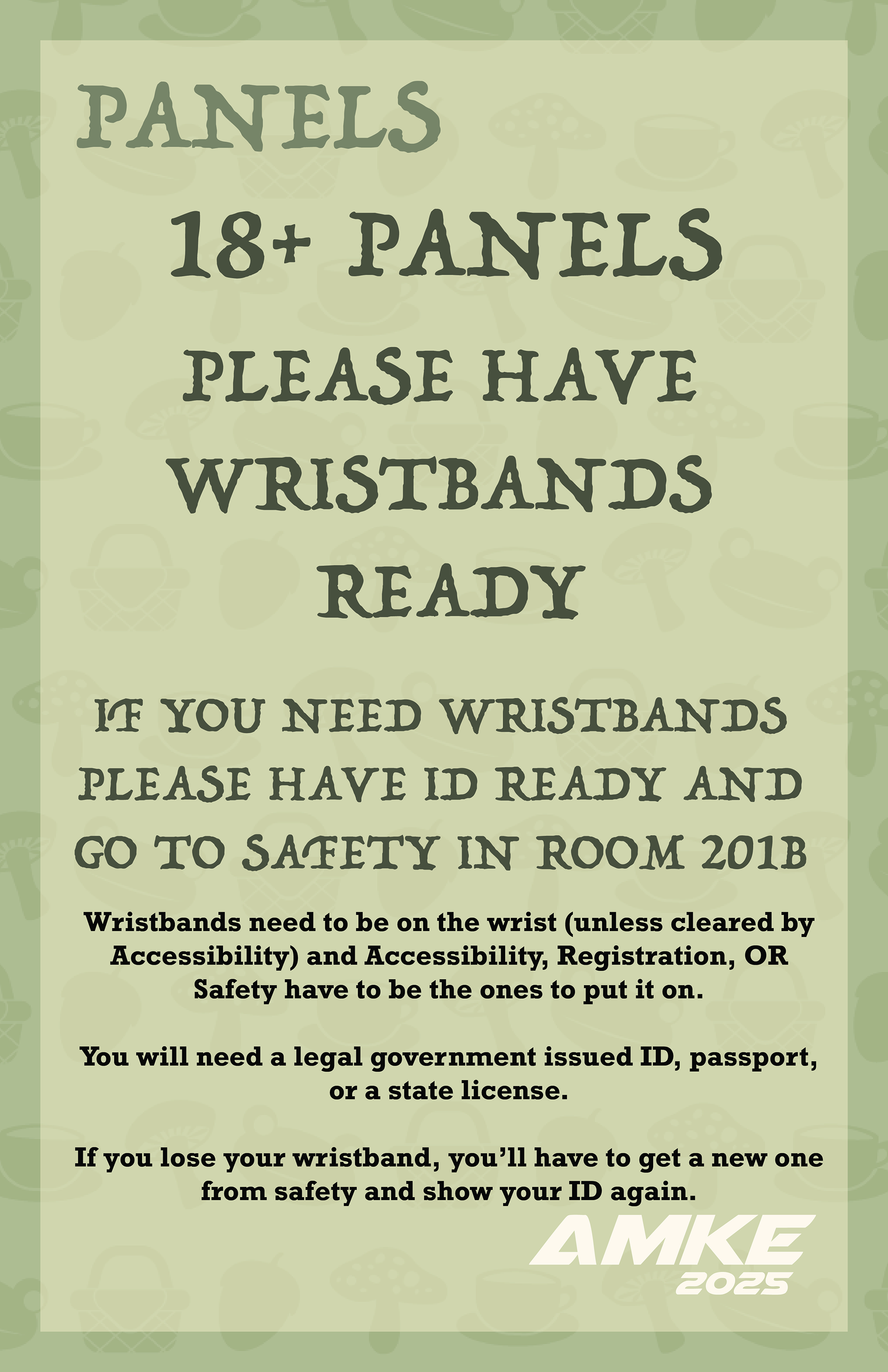 18+ Panels Signage