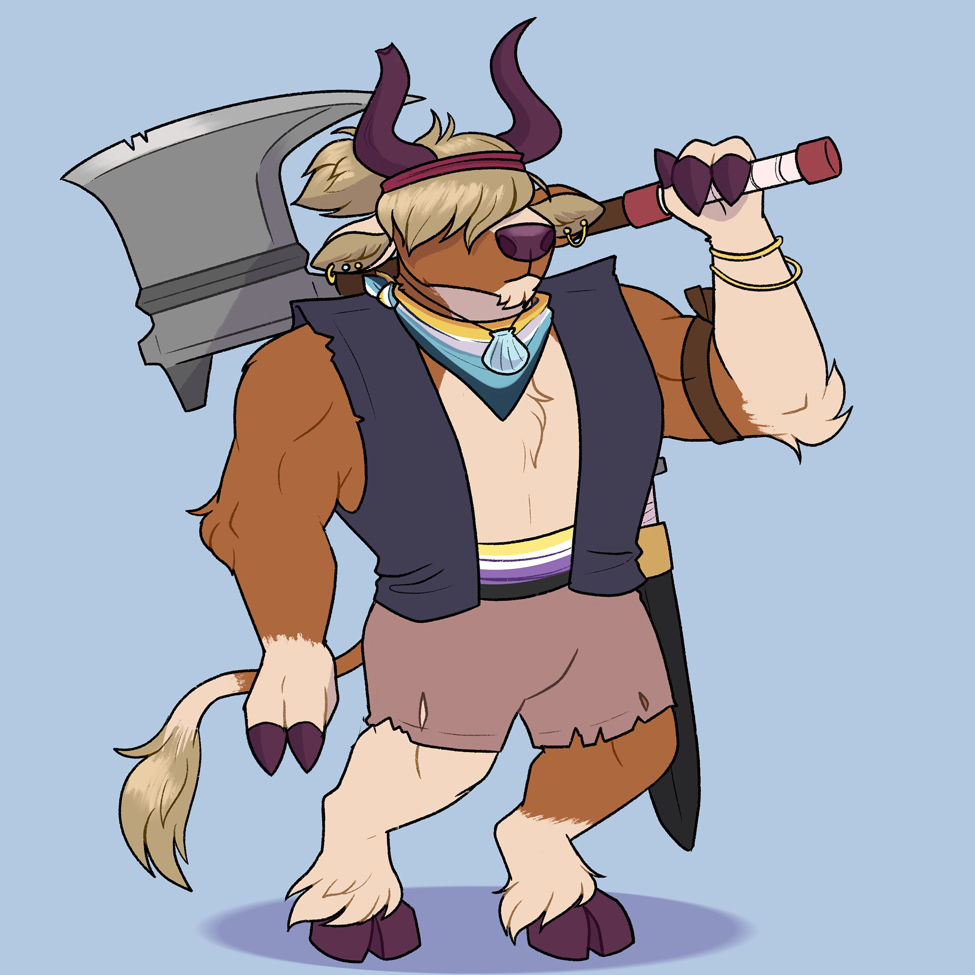 Pride original character drawing, 2023