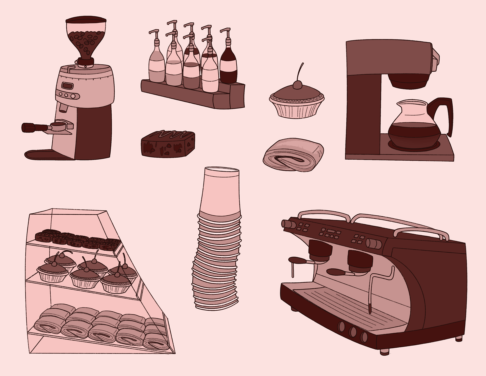 Coffee truck props, 2021