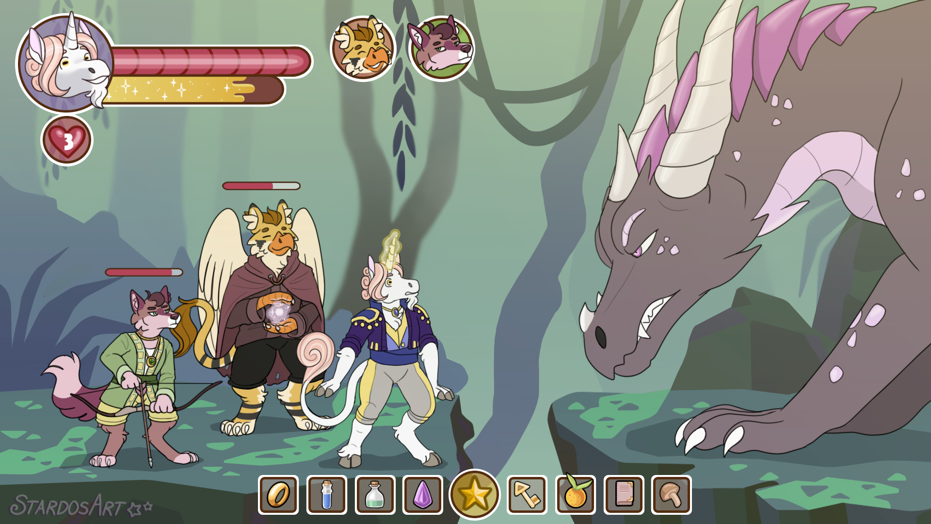 Video game UI concept, completed fall of 2020, elements from background and game elements were referenced from Google