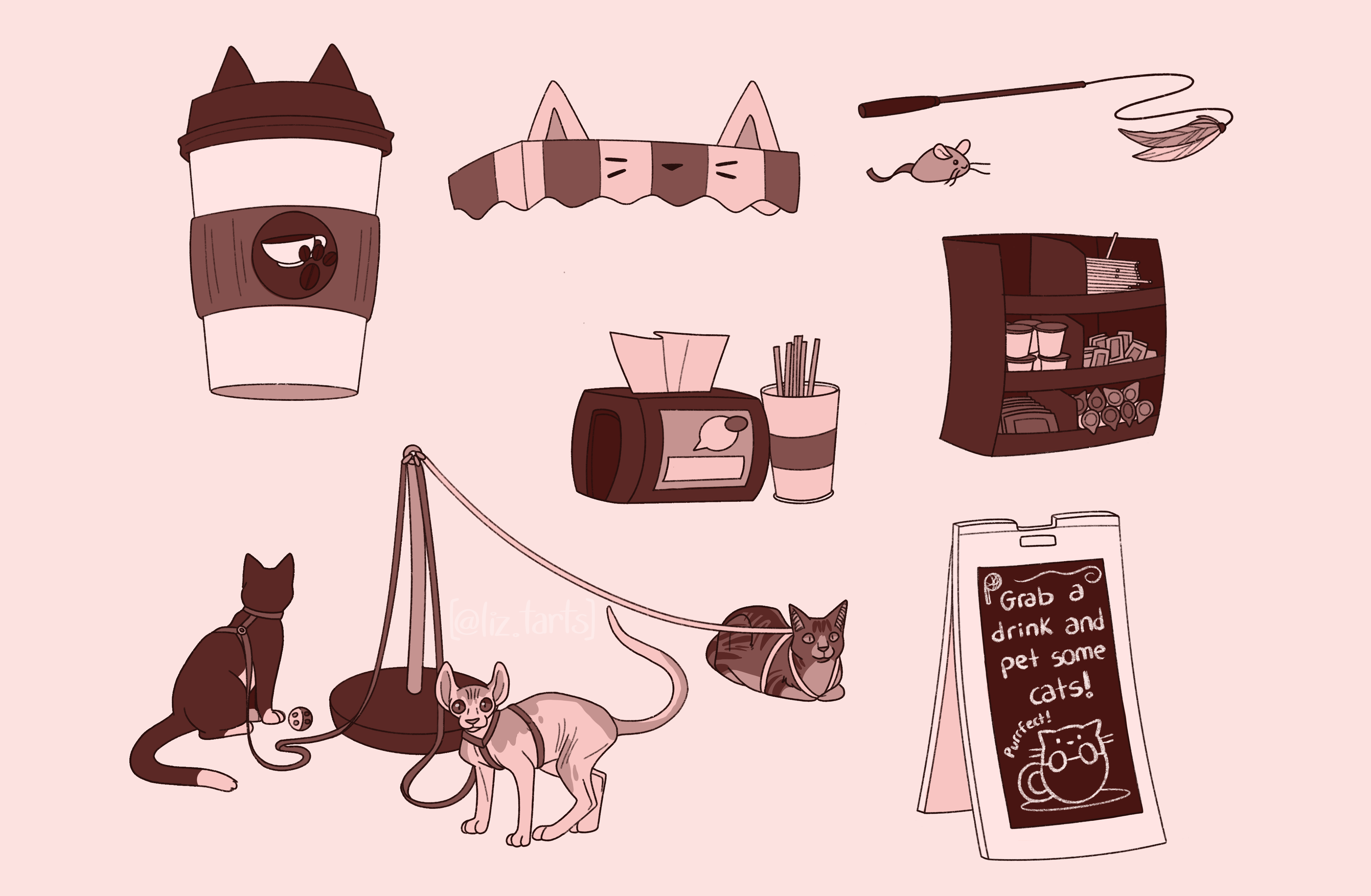 Coffee truck props, 2021