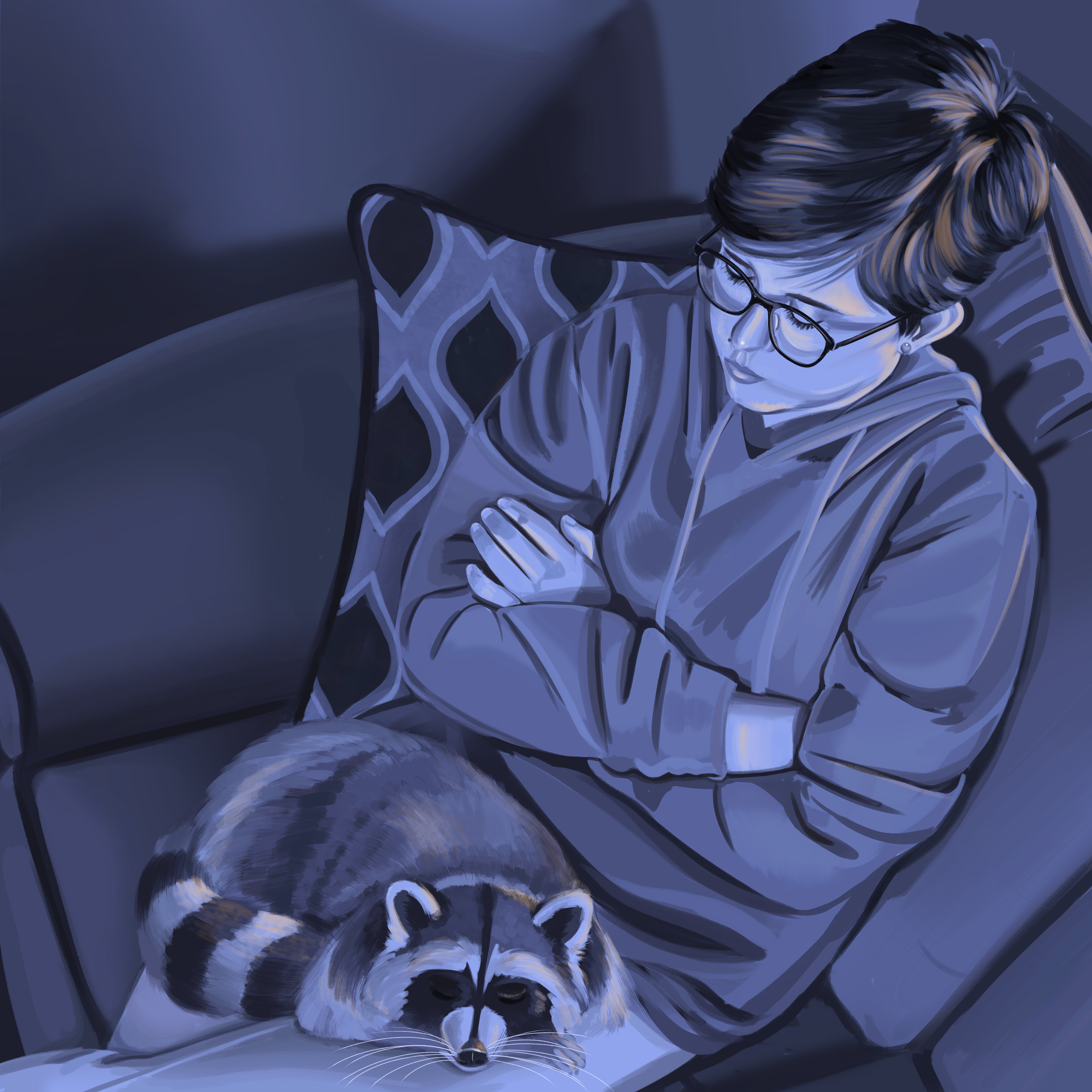 Digital self-portrait, 2020