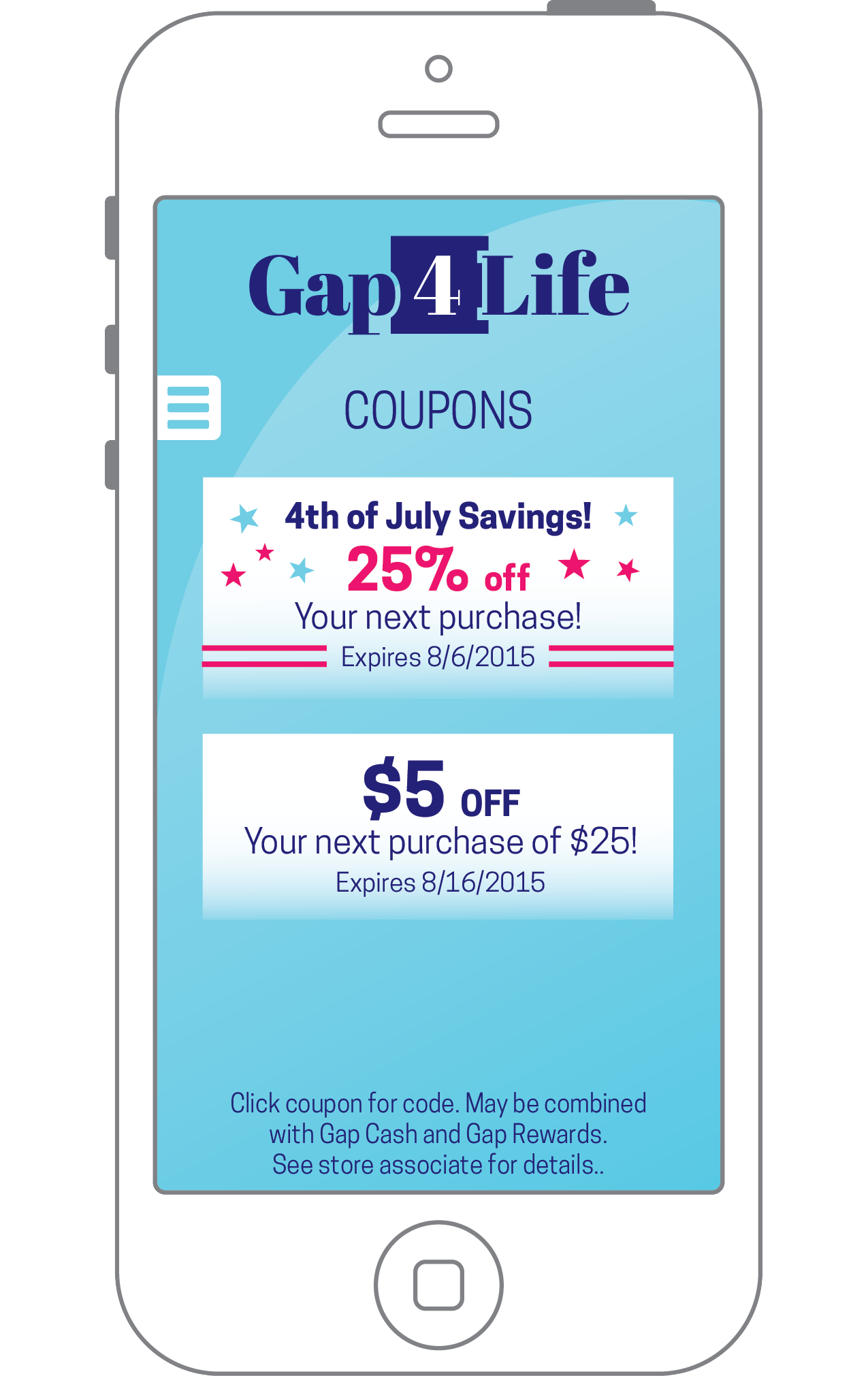 Coupons Page