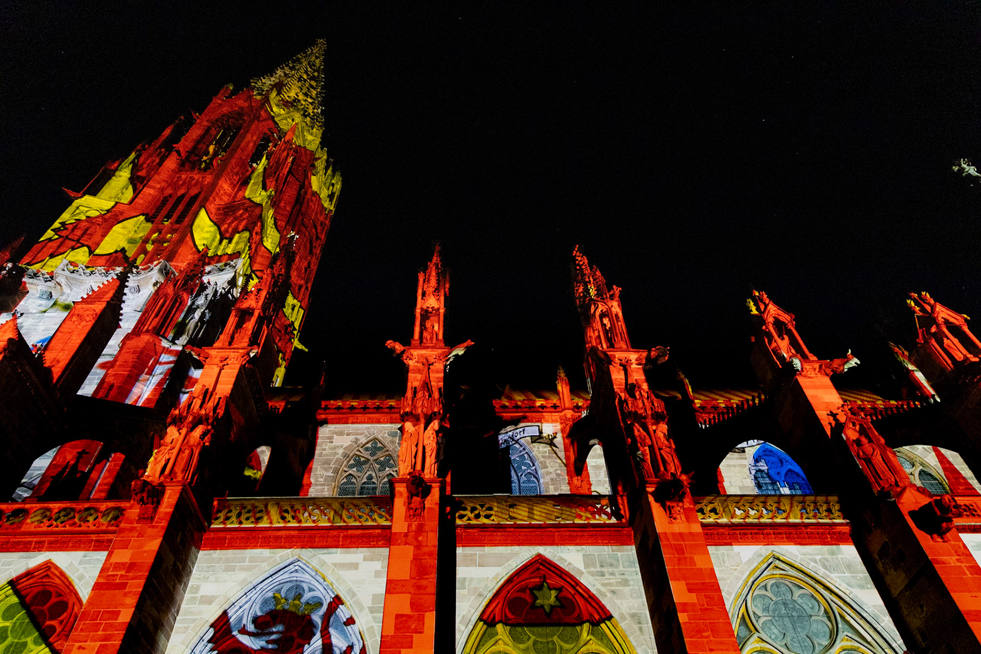 Freiburger Münster, Münstermapping, 900 Jahre Freiburg