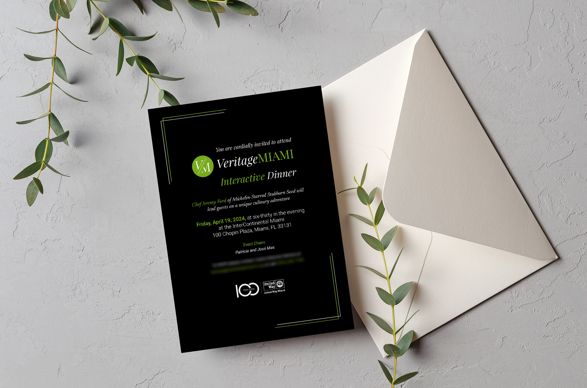 2024 VeritageMiami Interactive Dinner - Invitation