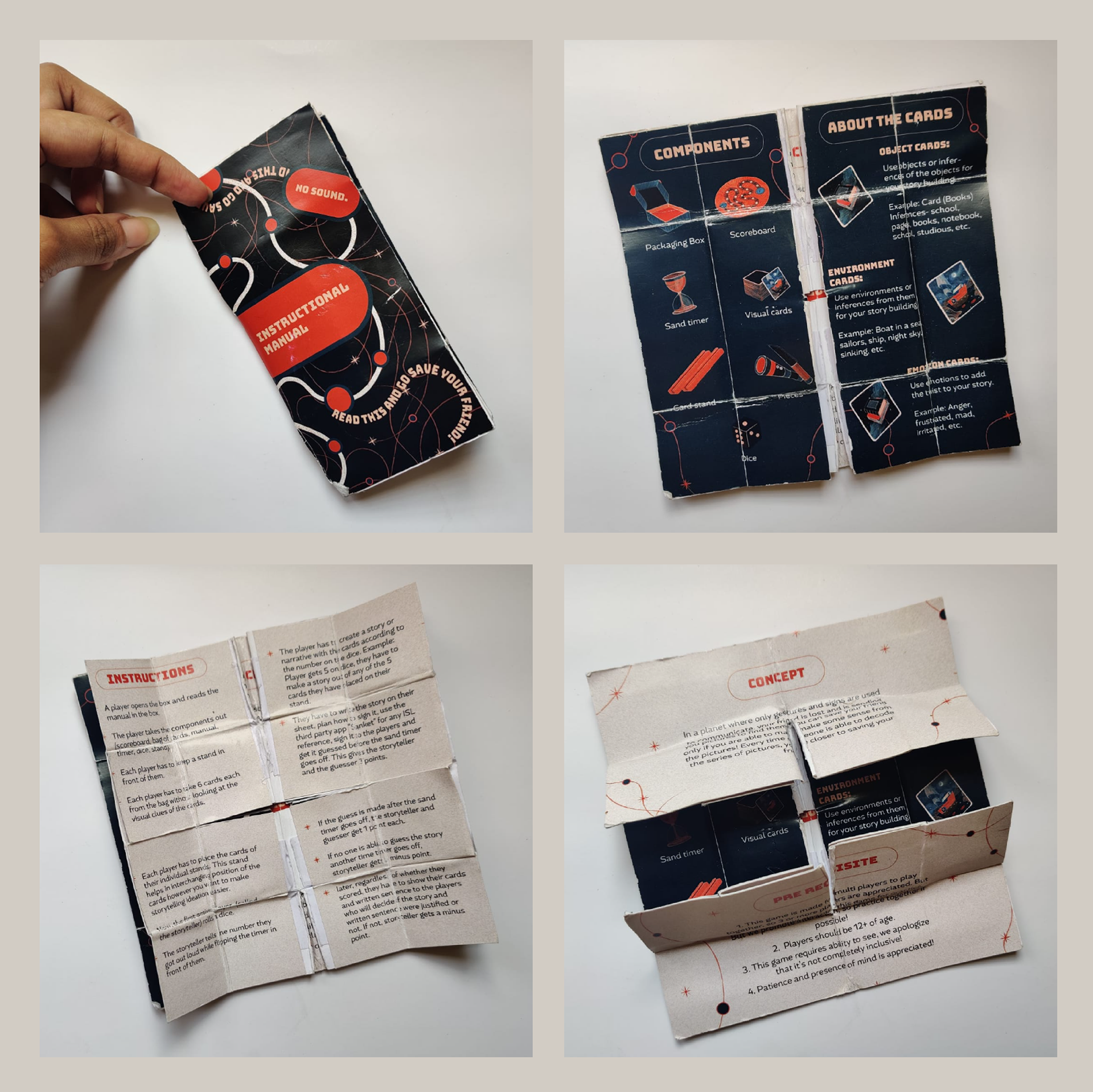 FOLDABLE INSTRUCTION MANUAL PROTOTYPE