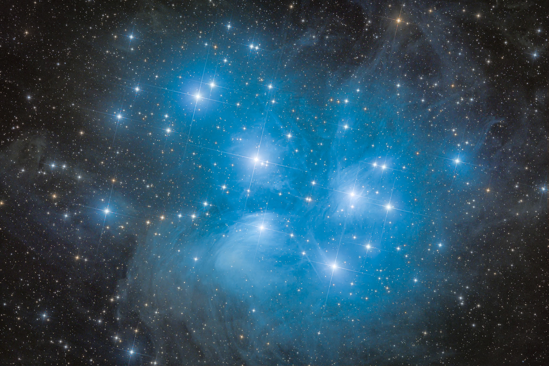 der Sternhaufen der Plejaden