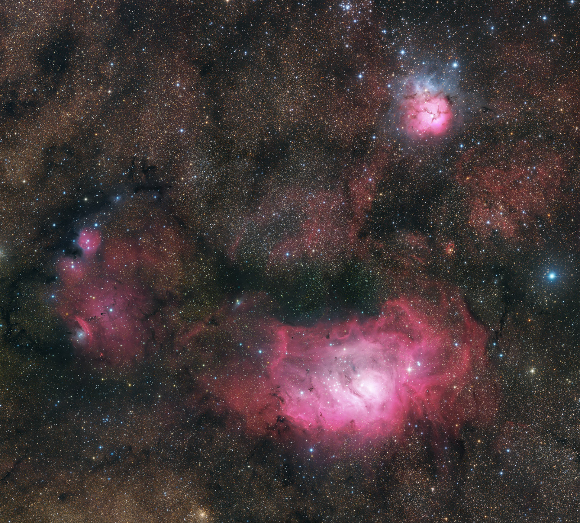 die leuchtenden Gasnebel in unserer Milchstra0ße