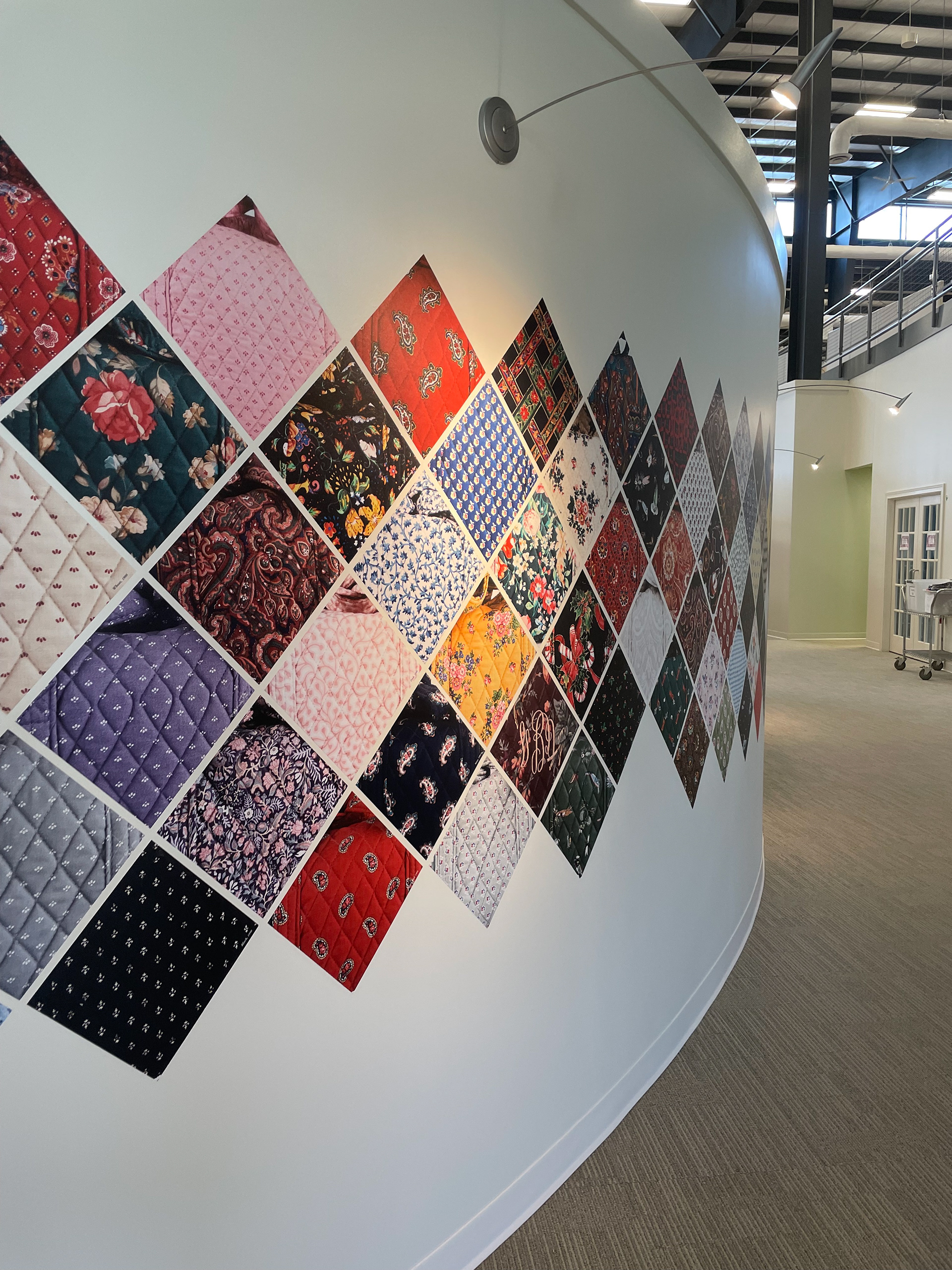 Sneak peak of the Vera Bradley office.