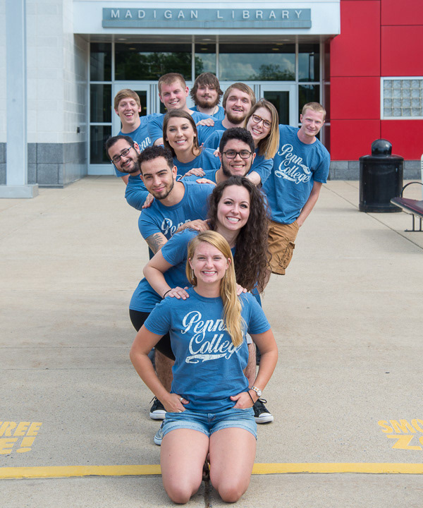 Ali and fellow orientation leaders