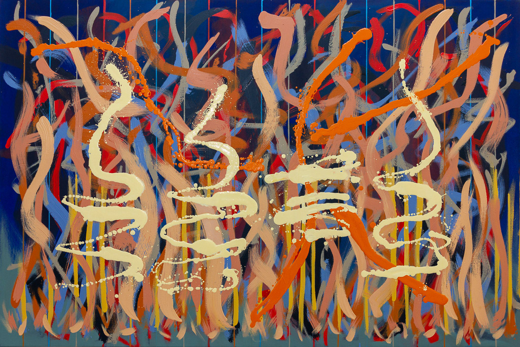 ChaChaCha 6, 2018,  Oil on canvas, 32x48", 81x122cm