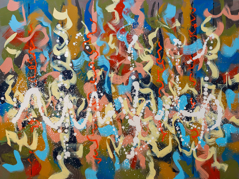 Deep Thought, no42_2021, Oil on canvas, 36x48", 92x122cm