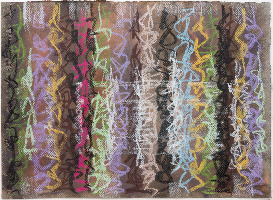 no2 2016, Pastel on paper, 10 ½ x 14 ¾", 27x37.5cm