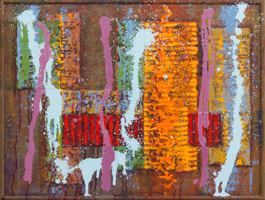 Manticore, 2017, Oil on wood and canvas, 63x83cm, 24.8x32.7"