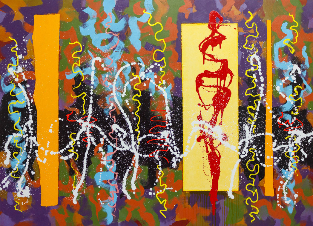 Best Laid Plans, Experitest 66, no9_2024, OIl on canvas, 52x72", 132x183cm