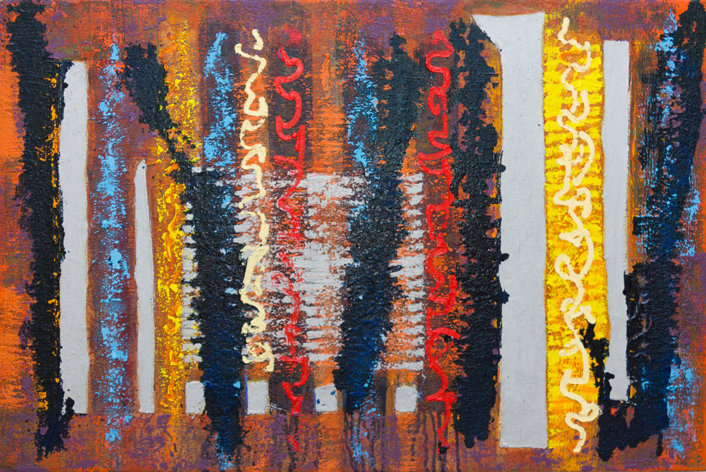 Pallisade, 2017, Oil on canvas, 24x36", 61x92cm