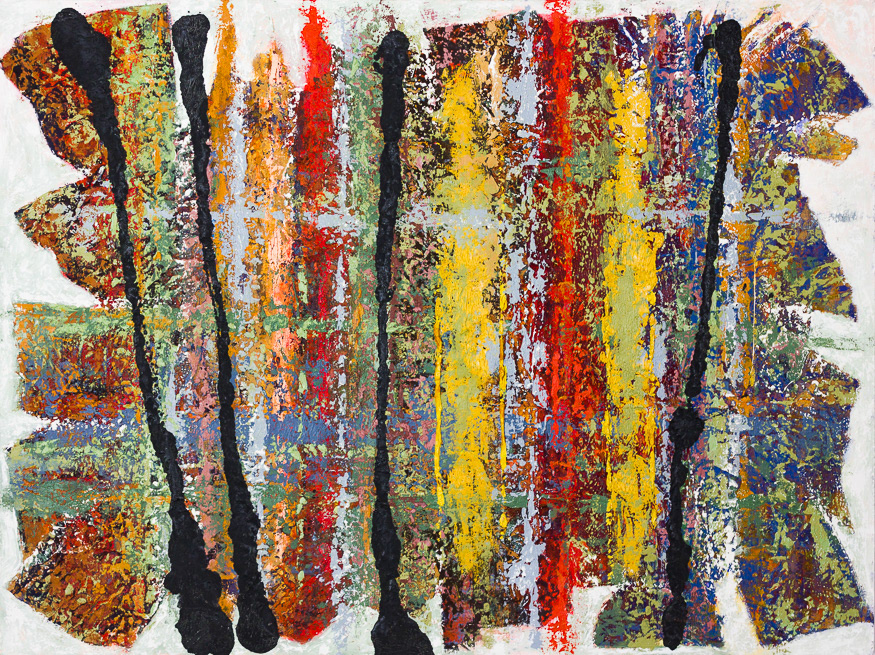 The Way, 1991, Oil on paper on board, 36x48", 92x122cm