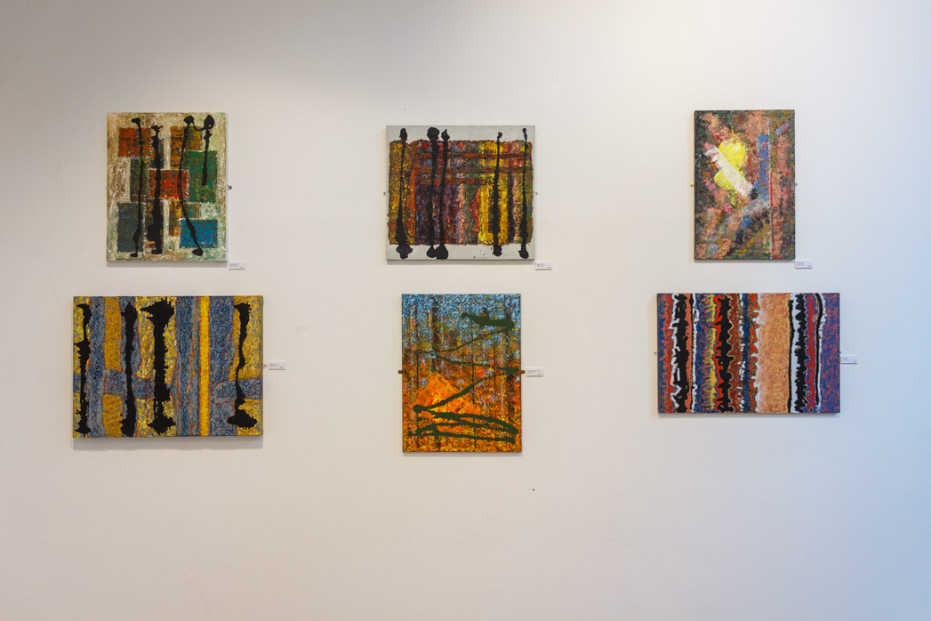 Wall D, oldest work, 1988-1993