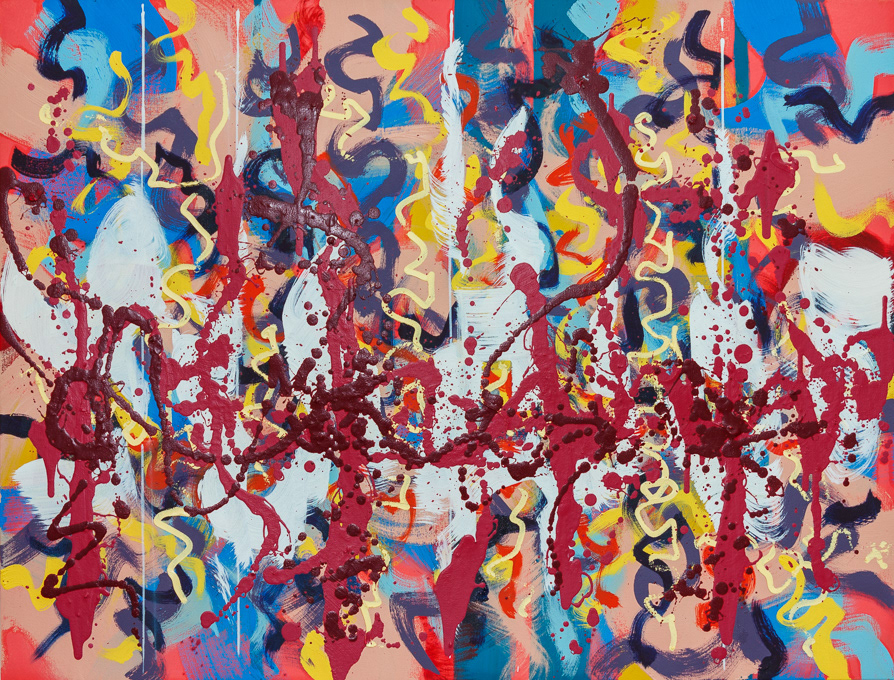 In The Pink, no25_2021, Oil on canvas, 32x42", 81x107cm