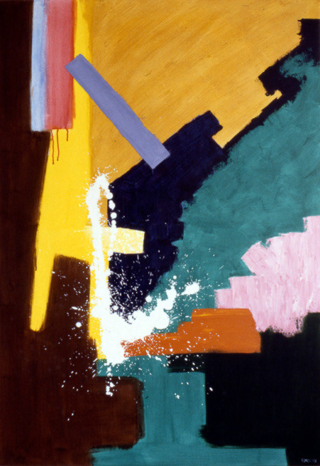Electrode, 1988, Acrylic on Canvas, 52x36", 130x92cm