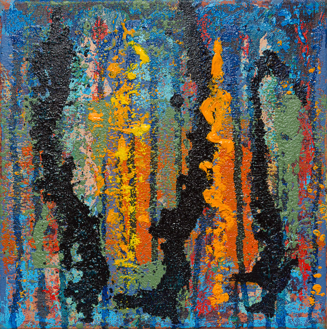 Aglaia (Grace 1) 2017, Oil on canvas, 12x12", 305x305mm