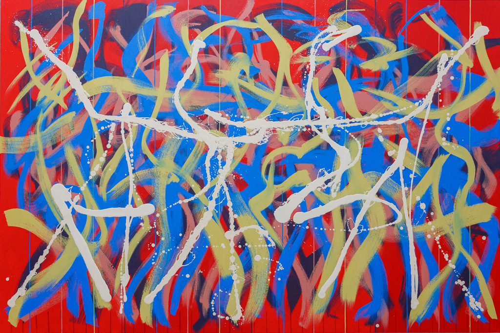 Jive 8, 2020, Oil on canvas, 40x60", 102x153cm