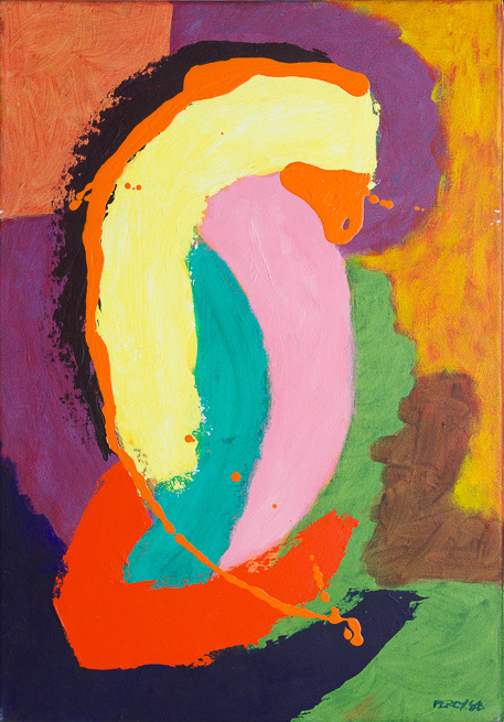 Eurynome, 1988, Acrylic on Canvas, 20x14", 51x36cm,