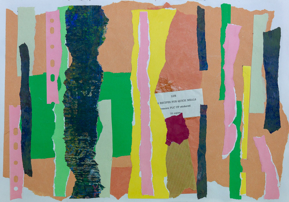 P11SKB53, no88_2018, Paper collage, A3, 297x420mm,