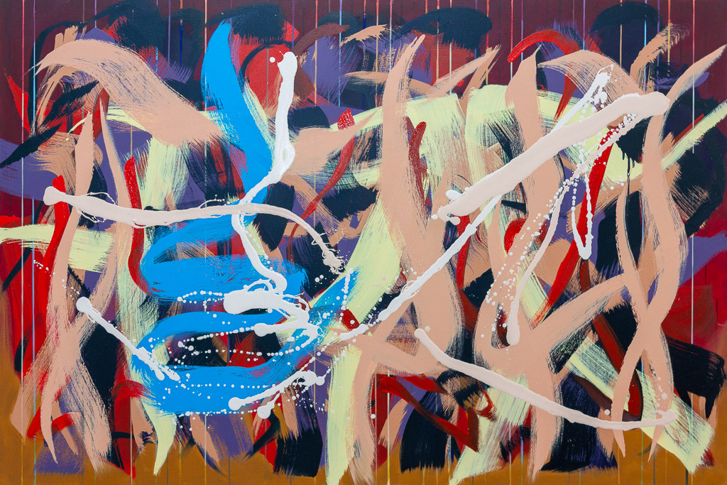 Argentine Tango 7, 2018, Oil on canvas, 40x60", 102x153cm