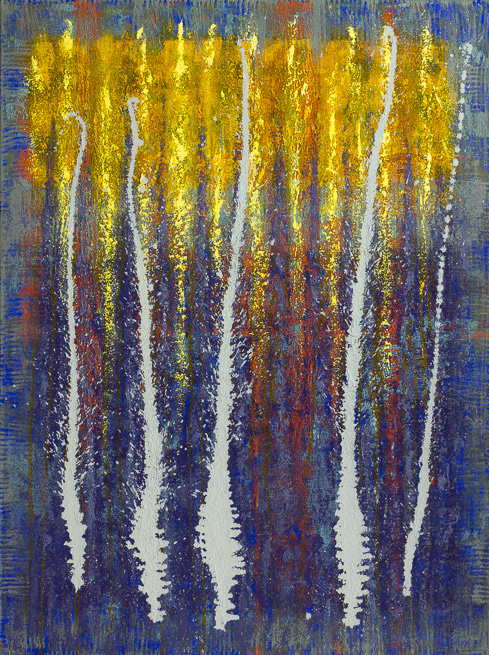 Dual 3, 2014, Oil on Canvas, 120x90cm, 47.25x35.5"