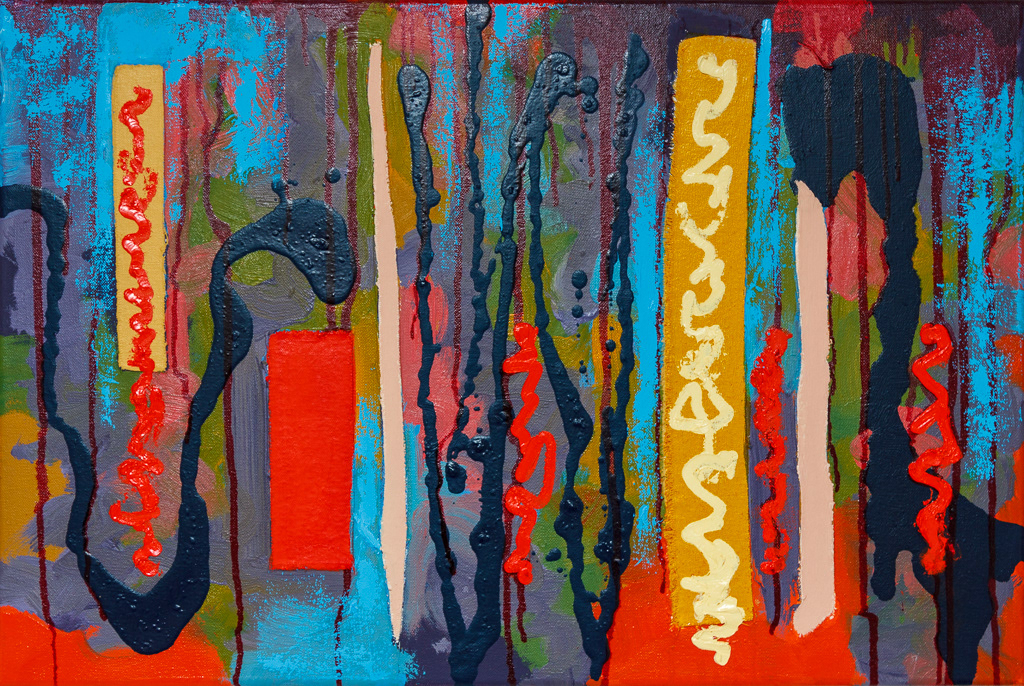 Experitest 19, no43_2020, Oil on canvas, 16x24", 40x60cm