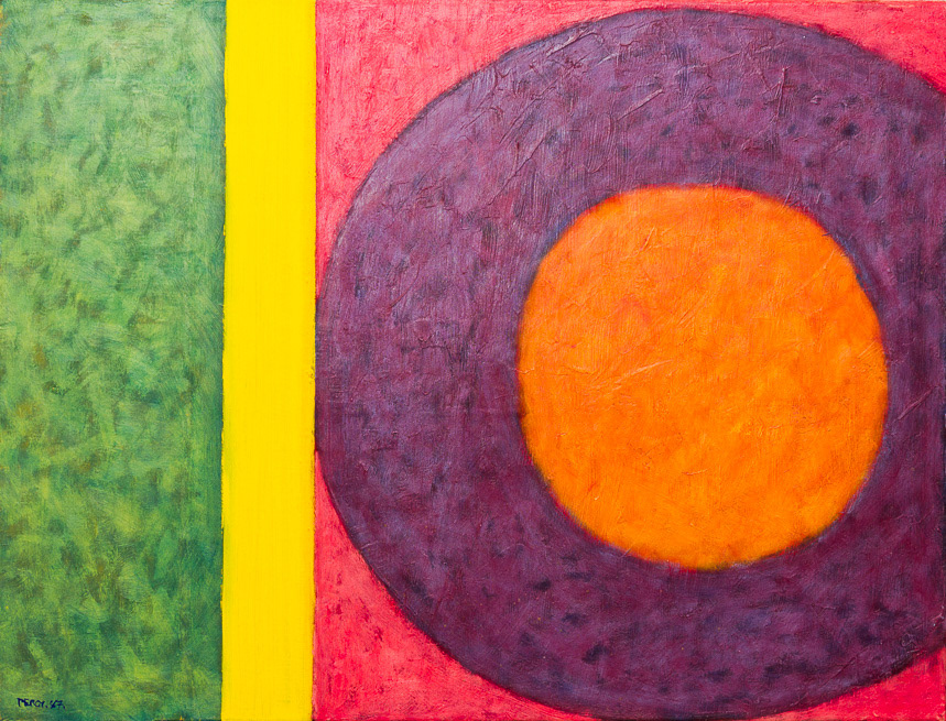 One Zero, 1987, Oil on Canvas, 20x26", 51x66cm