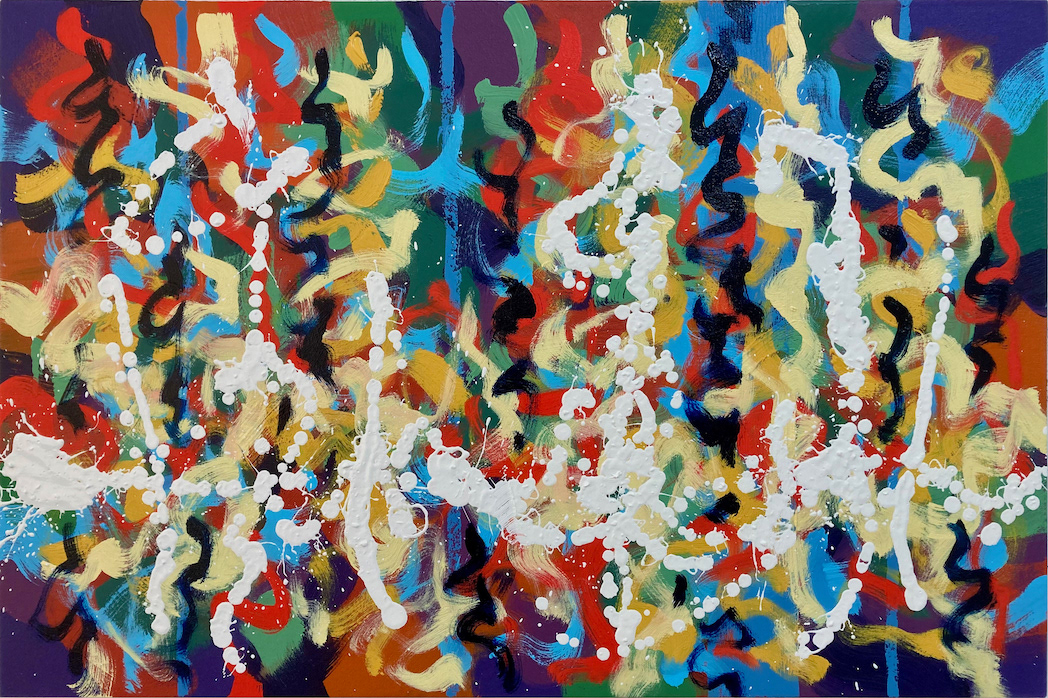 Primary Considerations, no3 2023, Oil on canvas, 20x30", 51x76cm